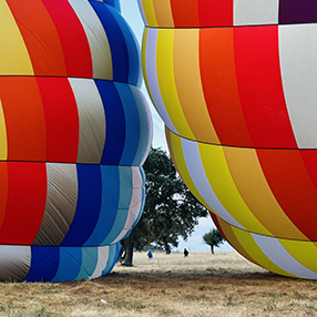 balões de ar quente