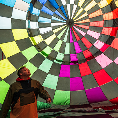 Piloto balão de ar quente